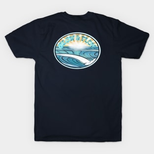 Glow and Flow - surf and sunrise guide the energy T-Shirt